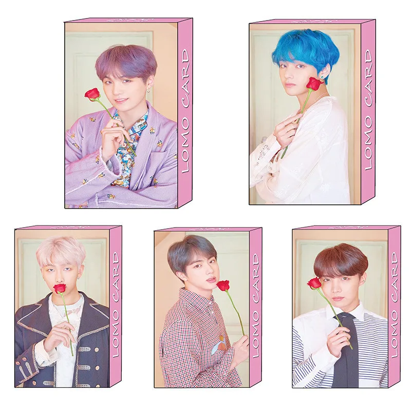 Kpop Bangtan Boys альбом карта душа Persona мальчик с LUV фото плакат в виде карты Фотокарта Lomo карта Любовь YOURSEFL говорящий JIMIN V