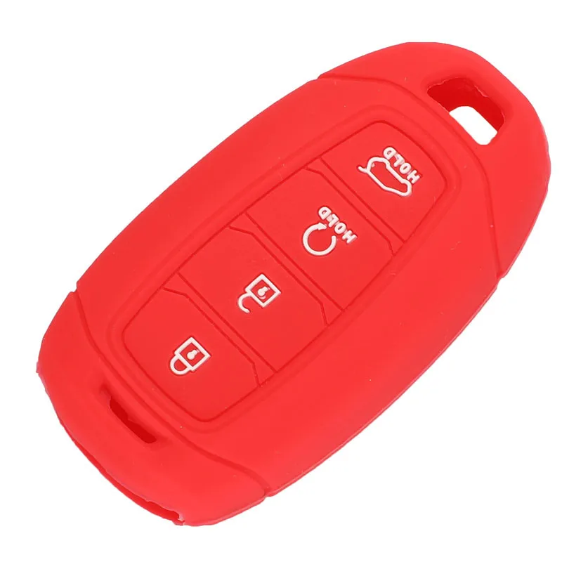 Keyforkess 30pcs Silicone Car Key Case For Hyundai i30 Ix35 Solaris Azera Elantra Grandeur Ig Accent Santa Fe Verna Fob Cover - Hb54e2012e055452fab626905044735f8g