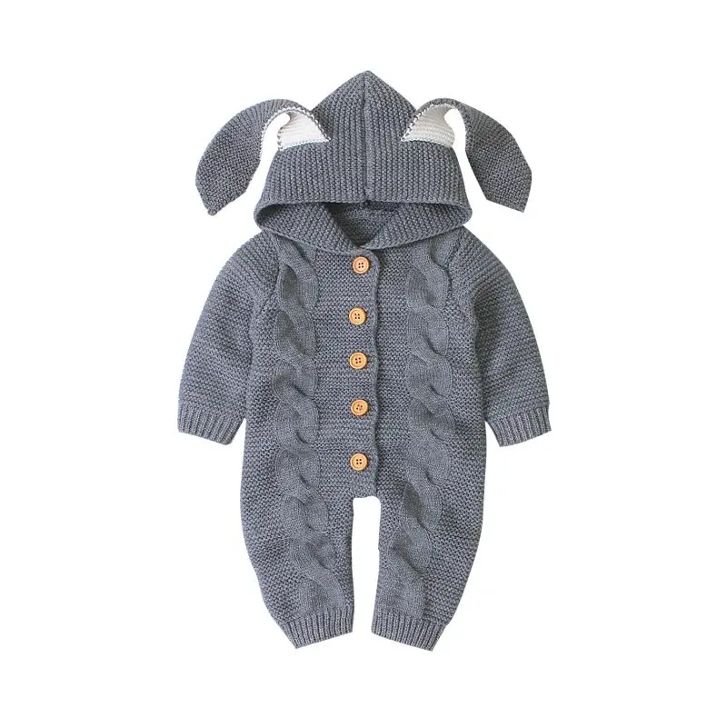 Осенне-зимняя одежда для новорожденных; Bebe; Одежда для девочек с длинными рукавами; детский трикотажный комбинезон для мальчиков; костюм для малышей; Детский комбинезон