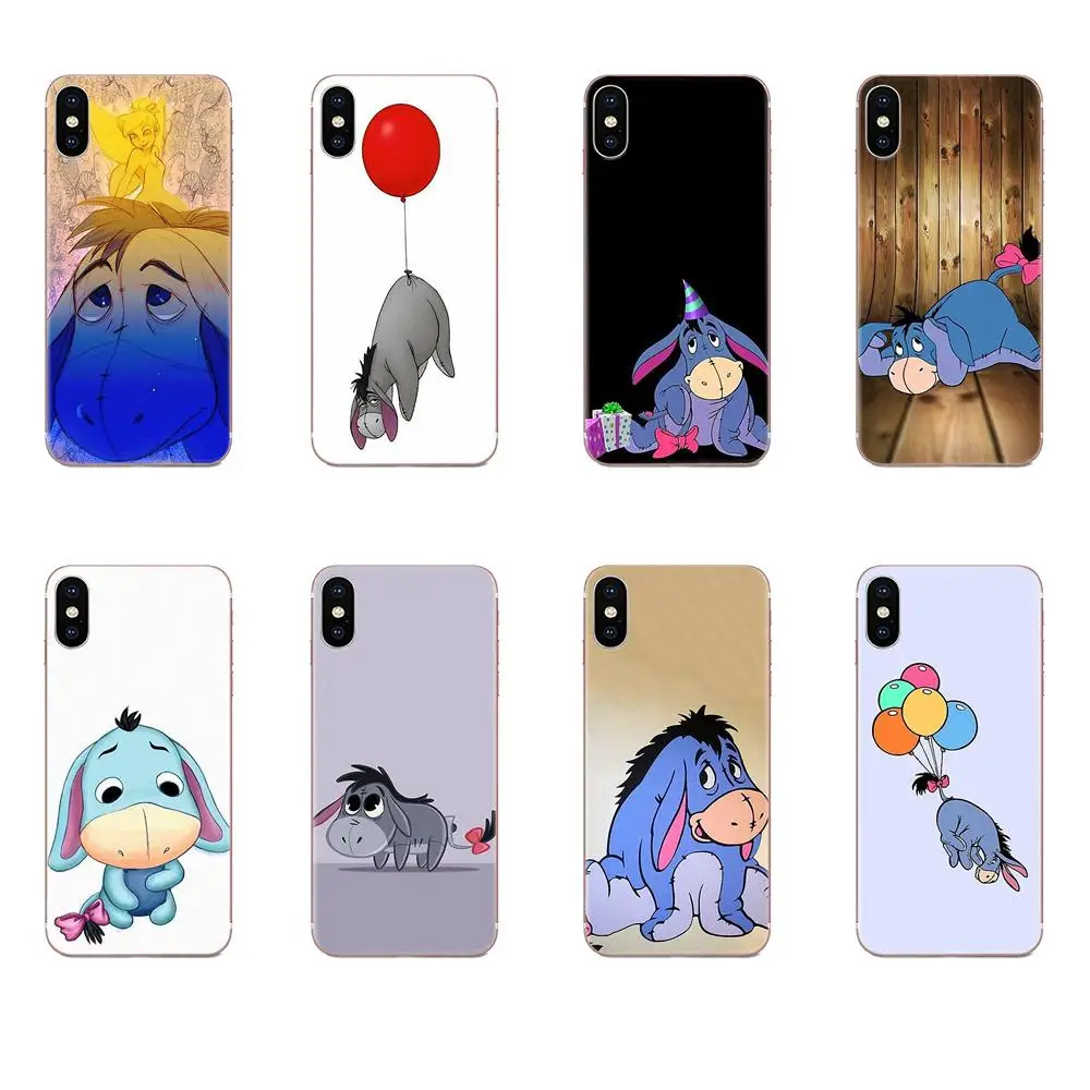 Transparent TPU Cases Cover Eeyore Donkey For Samsung Galaxy Note 5 8 9 S3 S4 S5 S6 S7 S8 S9 S10 5G mini Edge Plus Lite | Мобильные