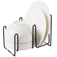 Посуда из кованого железа стойка для посуды контейнер для палочек для еды кухонная миска стойка сушка на подносе стойка lu 4194