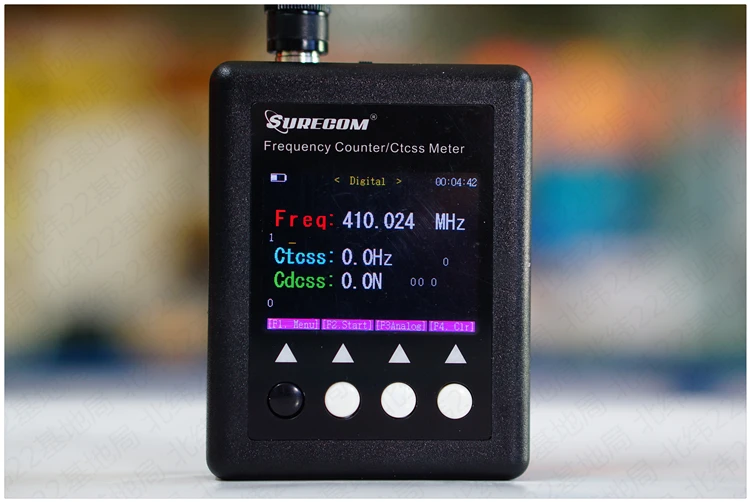 Frequency Counter Tester SURECOM SF401-PLUS Portable Frequency Counter with CTCCSS/DCS Decoder