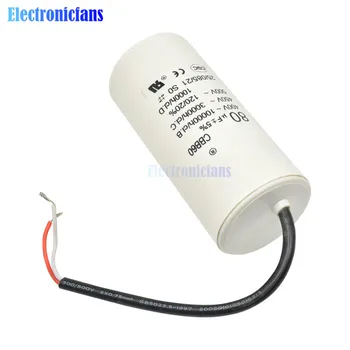 

diymore 80UF CB660 Polypropylene Film Capacitor 400 -500V AC 50/60Hz 80μF ±5% AC Motor Run for Motor Pump Generator with Wire