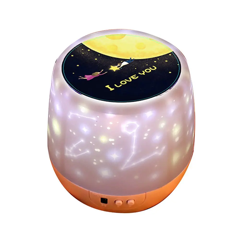 

Night Lights Rotating Star Sky Night Lamp Projector Led Pluggable Bedroom Bedside Starry Sky Dreamy Sleeping