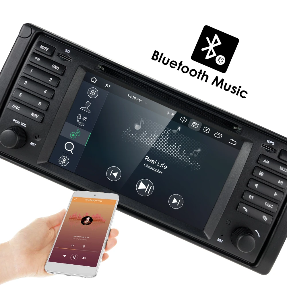 Ips экран Android 9,0 4G 64G DSP автомобильный dvd-плеер для BMW E39 E53 X5 M5 gps приемник Радио Стерео навигация мультимедиа головное устройство