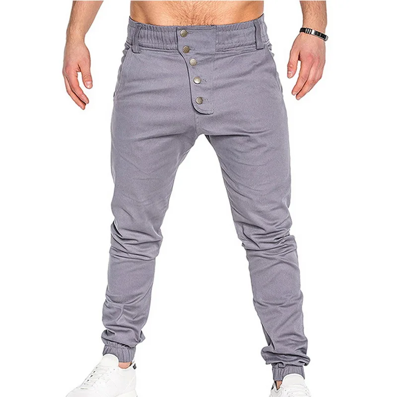 Oeak, уличная одежда, мужские штаны, хип-хоп джоггеры, новые брендовые штаны, Мужские штаны с несколькими карманами, эластичная талия, спортивные штаны, мужские брюки - Цвет: gray 2