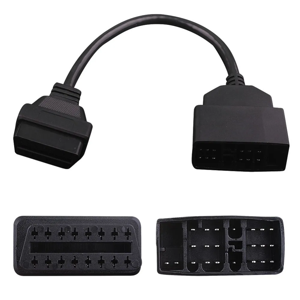 

High Quality for Toyota 22Pin to 16Pin Female OBDII Cable 22 pin Diagnostic tool obd1 to OBD2 Connector cable