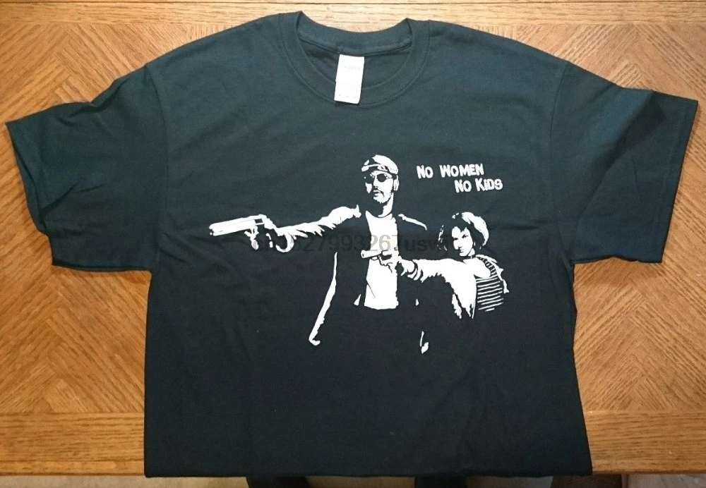 

2019 Designs Mens Leon The Professional Plp Fiction Mash-up T-shirt Matilda Jules Vincent