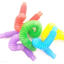 

Fidget Toy Tubes Sensory Stress For Autistic Children , Adhd Toys For Kids Gift Strbess Relief Antistress Squishy Toy Gifts