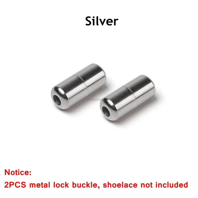 New Elastic Laces without ties Shoelaces for Sneakers Flat No Tie Shoe laces Kids Adult Quick Shoe lace Rubber Band Shoestring Silver lock