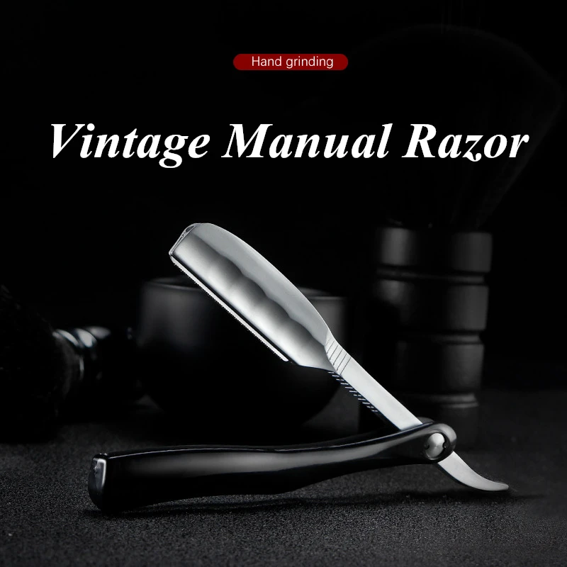 Japanese Manual Folding Hair Razor Holder Stainless Steel Shaving Eyebrow Knife For Feather Blade Hairdressing Tool G1221 | Красота и