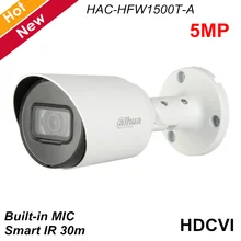 Dahua HDCVI камера безопасности 5MP 1/2. " CMOS Smart IR 30 м встроенный микрофон камера наблюдения наружная камера IP67