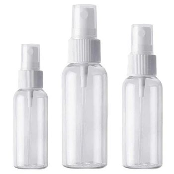 

30ml/50ml/100ml Refillable Soap Dispenser Spray Bottles Transparent Portable Empty Cosmetic Containers Soap Dispensers