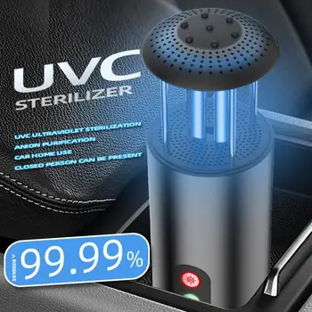 

New Car Air Purifier UVC Ultraviolet Lamp Ozone Disinfection and Sterilization Filter for Car Home Office Air Ozonizer Purifier