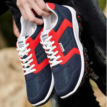 

Autumn Men's Waterproof casual shoes Travel Shoes Outdoor Non-slip Wear Sneakers Men Lace Up Trekking Climbing Shoes Male Y5-32