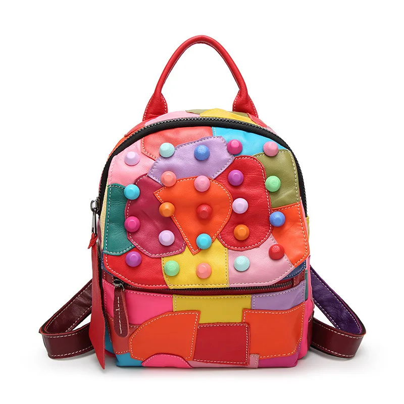 Sac A Dos Femme De Marque Luxe En Cuir настоящий Mochila Mujer Lujo Cuero Genuino Для женщин рюкзаки из