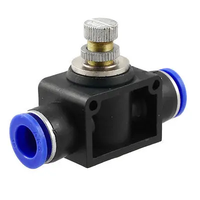 

Air Pneumatic Speed Control 12mm to 12mm Push In Quick Fitting Connector