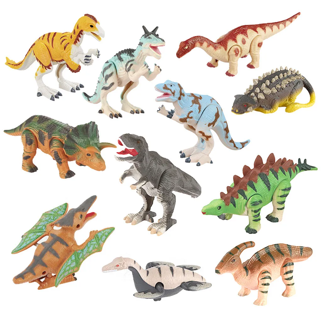 

Wind up toys Dinosaurs Clockwork Children Chained Walking Dinosaurs Mini Simulation ChainToy L917