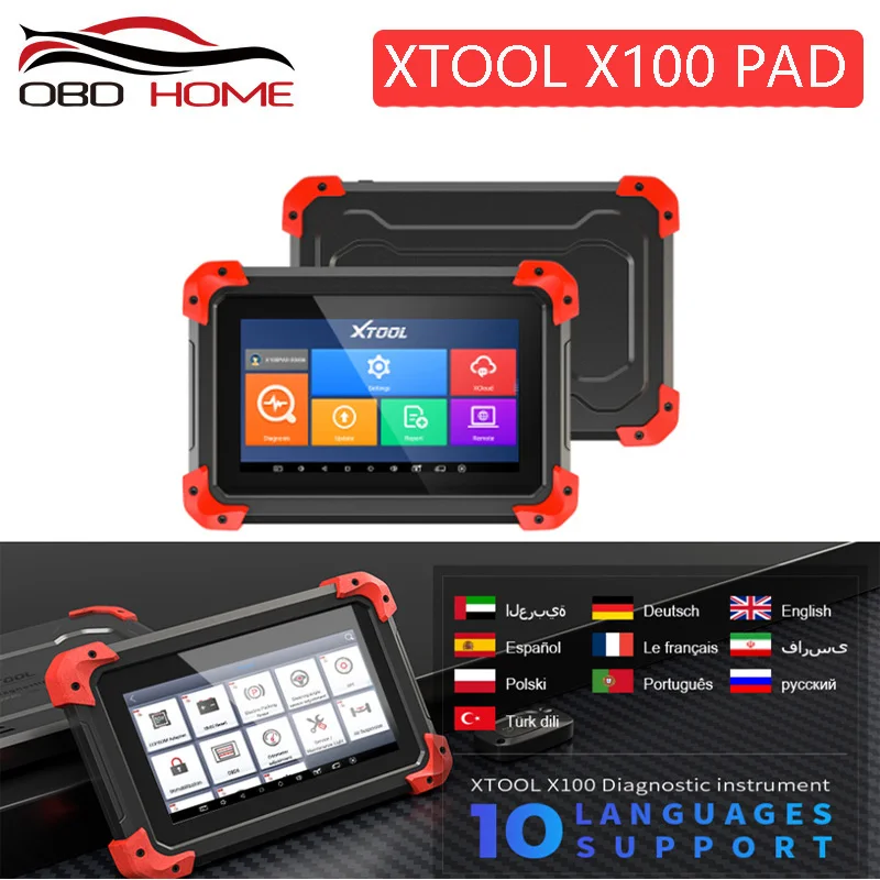 

XTOOL X100 PAD X100 PRO Professional Key Programmer OBD2 Diagnostic Scanner Automotive Code Reader Multi-Language with EEPORM
