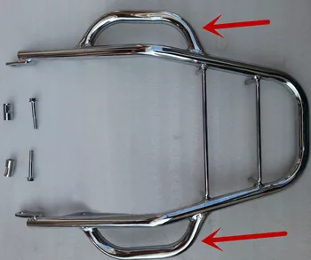 

Motorcycle Passenger Grab Rail Handle Armrest Tail Luggage Rack Rear Cargo Holder for Honda CB400 SS NC41 CB400SS CL400 02-06