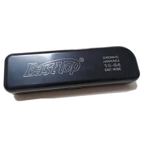 T1664 Easttop Хроматическая гармоника чехол только Восточный Топ T1248 T1664 12 16 отверстий 48 64 тонов Ключ C Музыкальные инструменты Запчасти Аксессуары - Цвет: T1664