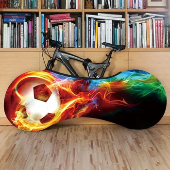 

Bicycle Dust Protection Bag Bicycle Dust Cover Foldable Dust Covers Sorage Bags Football Basketball Pattern Covers