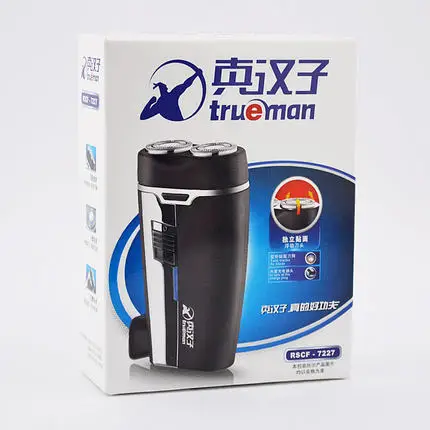 

Trueman RSCF-7227 Shaver Double Cutter Head Floating Rechargeable Electric Shaver