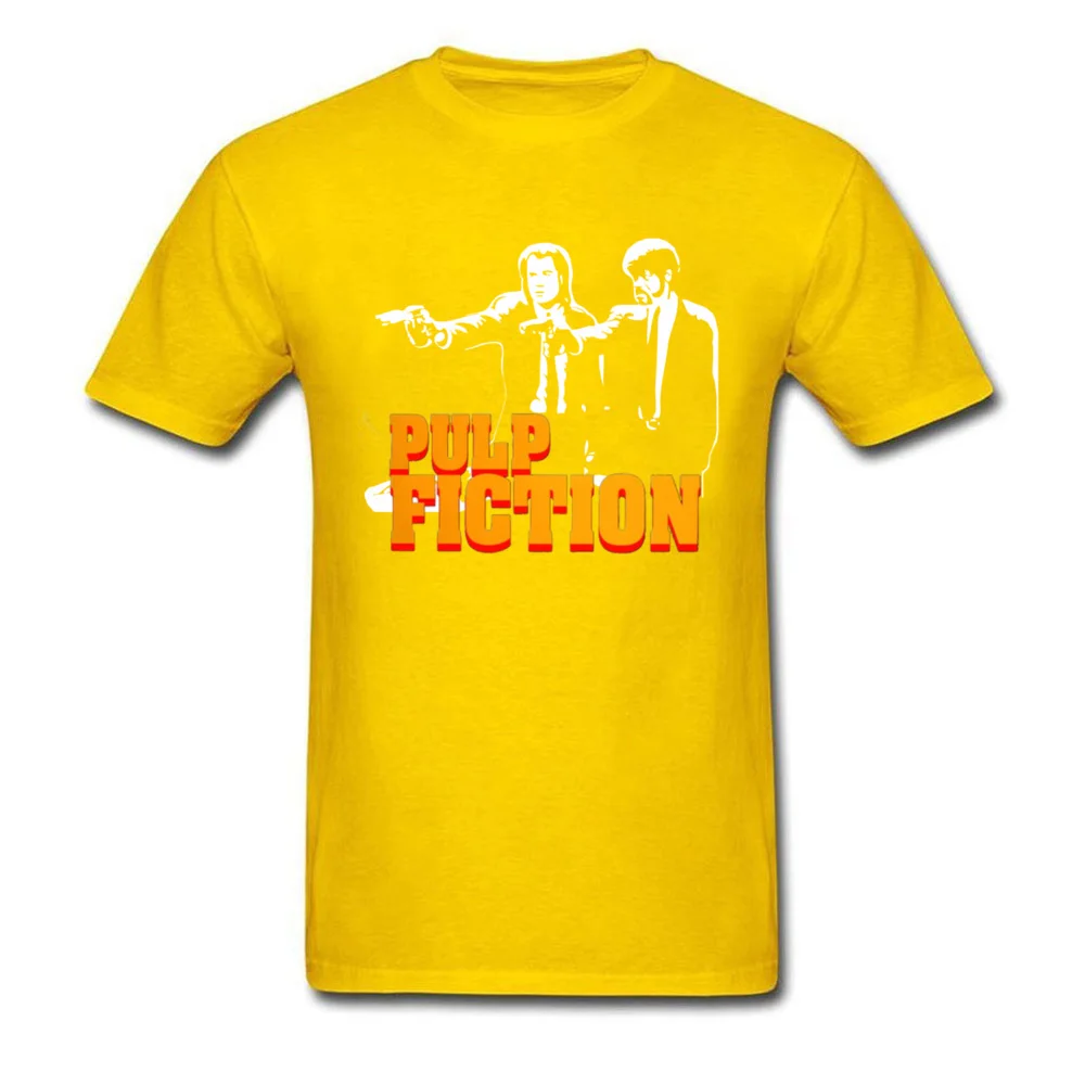 Funny Pulp_Fiction_3_2325 Short Sleeve Summer Tops Shirts 2018 New Fashion Crewneck 100% Cotton Clothing Shirt Boy Tshirts Pulp_Fiction_3_2325 yellow