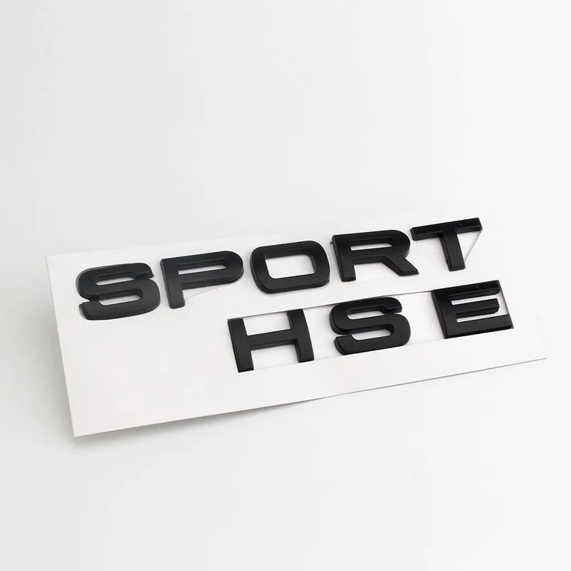 [Высокое качество] Автомобильный Стайлинг ABS 19*7,5 см спортивная эмблема HSE задний багажник значок хвост логотипы автомобиля стикер кузова для RangeRover