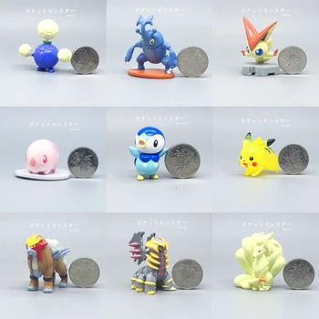 

Genuine Pokemon Action Figure Pocket Monster Charizard Ninetales Kyurem Sceptile Model Doll PVC Figure Toy Collection Kids Gift
