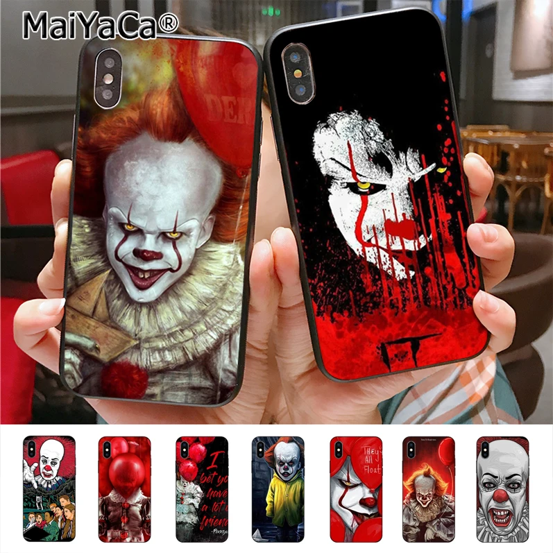 

MaiYaCa Clown Stephen King s It Phone Case for iPhone 5s SE 6 6s 7 8 plus X XR XS 11 pro max Samsung Galaxy S6 S7 S8 S9 S10 plus