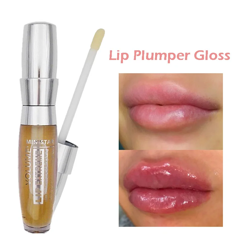 Transparent Lip Plumper Gloss Moisturizing Reduce Fine Lines Care Lip