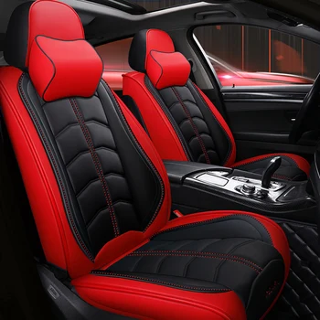 

Leather universal car seat cover auto cover For ssangyong rexton actyon kyron korando kia sportage 2018 cerato car accessories