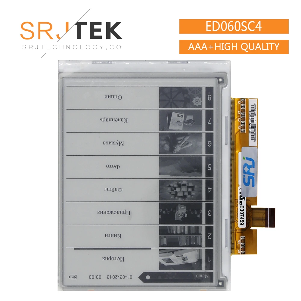 ED060SC4 ЖК экран ED060SC4(LF) 6 дюймовый дисплей e ink для Pocketbook 301/603/611/612/613|ЖК-экраны и панели