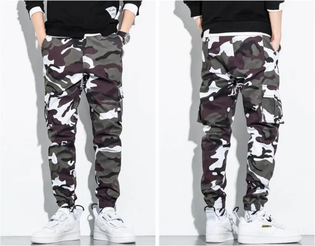 Spring Autumn Men's Pants Casual Loose Camouflage Sweatpants Large Size 7XL Sweatpants for Men Sports Pants Jogging Pants Men cargos for men