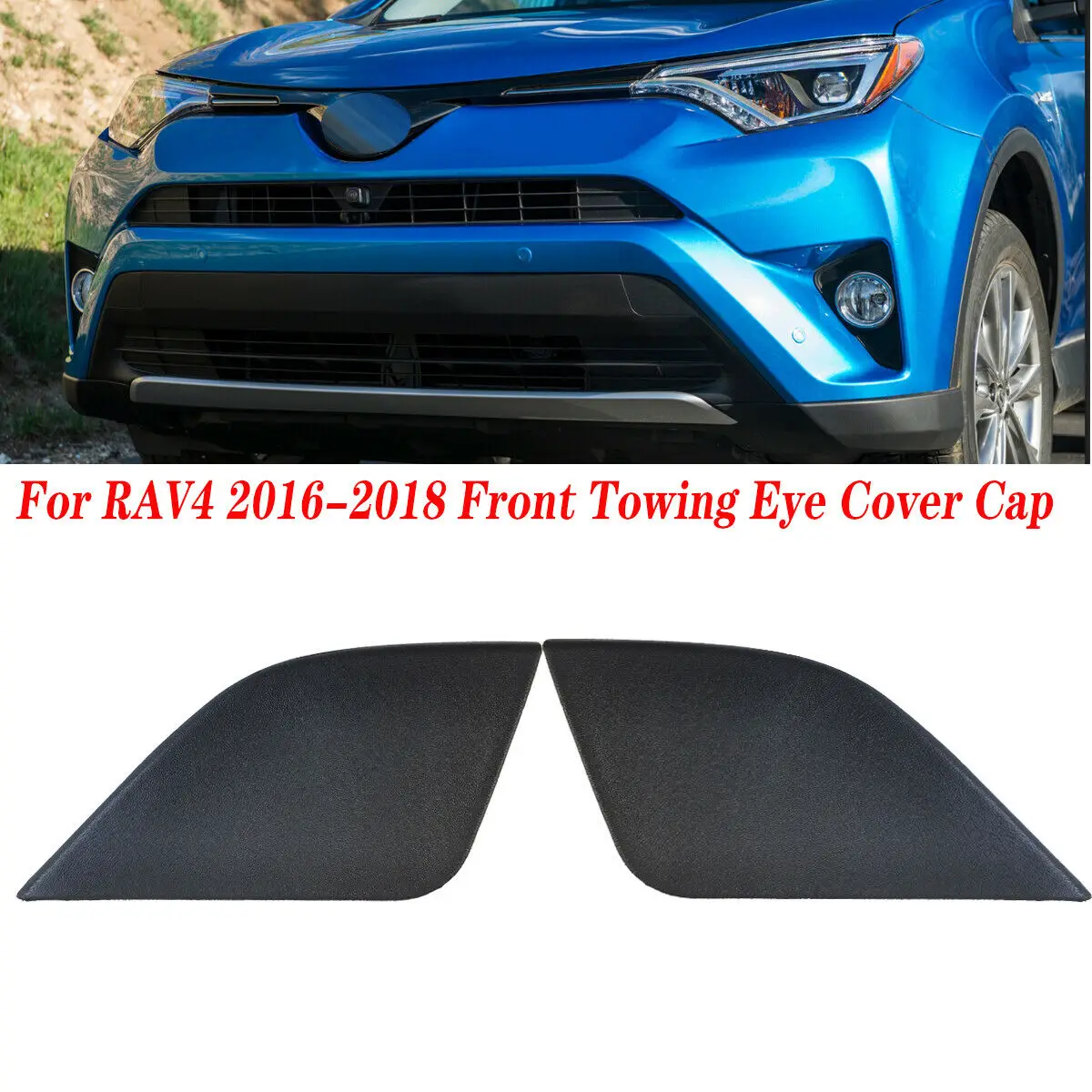Для Toyota RAV4 2016 2017 2018 Левый Правый передний бампер крюк буксировочная накладка |