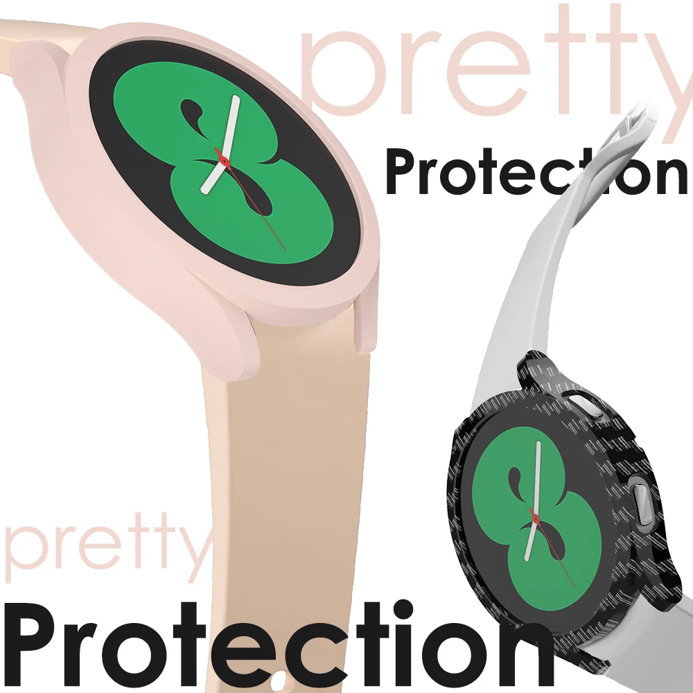 Watch Cover for Samsung Galaxy Watch4 40mm 44mm, PC Slim Matte Case Protective Bumper Shell for Galaxy Watch4 Accessories