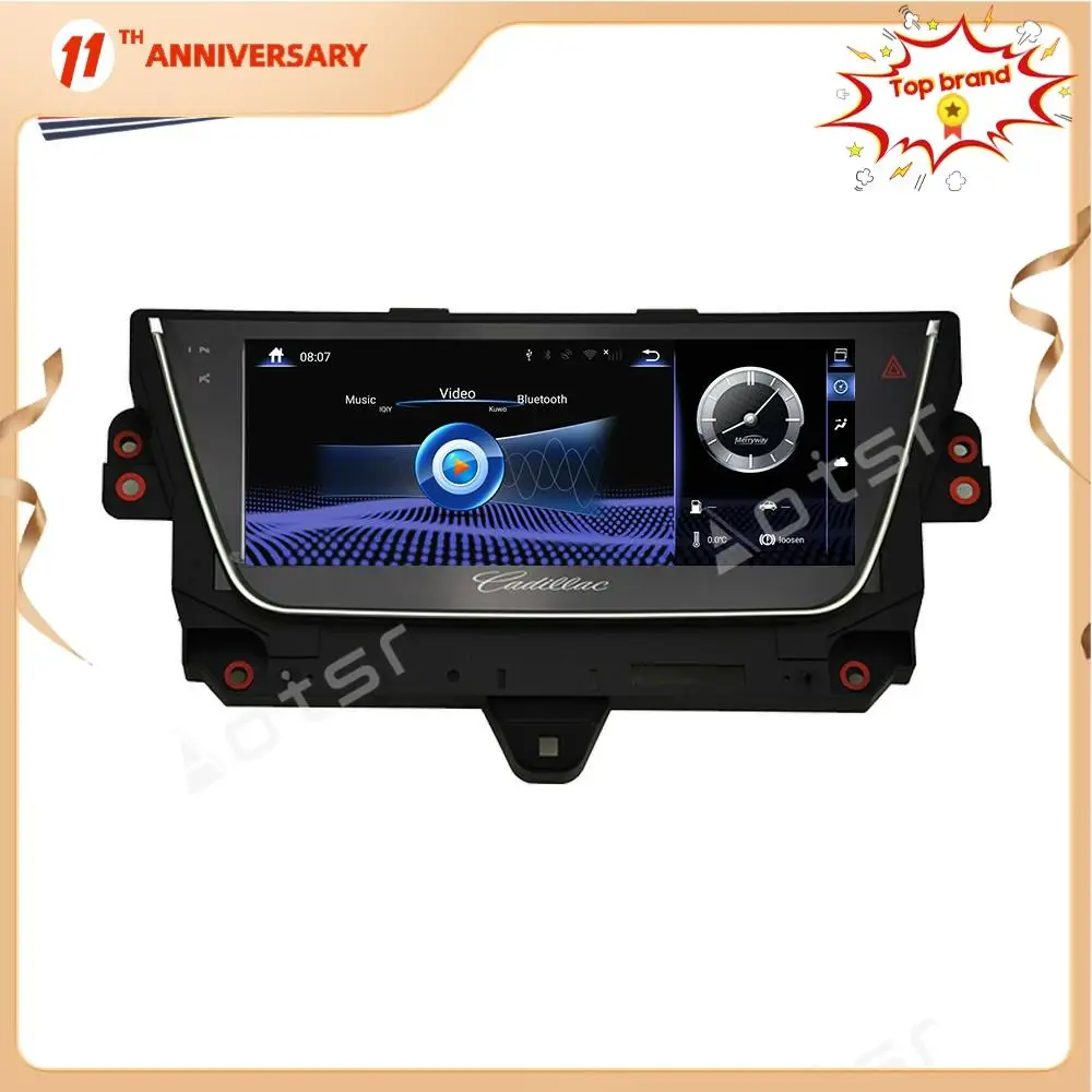 

For Cadillac XT5 Tesla Screen Car Multimedia Player 8 Core Android10 6+128G GPS Navigtion Radio Stereo DVD Player DSP Carplay