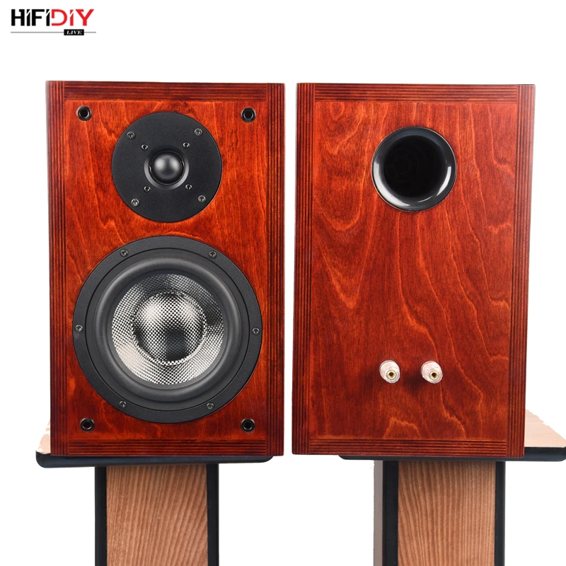 HIFIDIY живой стерео Hi-Fi динамик 6.5in DIY все дерево береза fever книжный шкаф 2,0 пассивный Т6 динамик