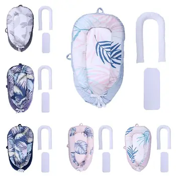 

Removable Travel Baby Sleep Nest Bed Soft Breathable Cotton Infant Lounger Portable Newborn Crib