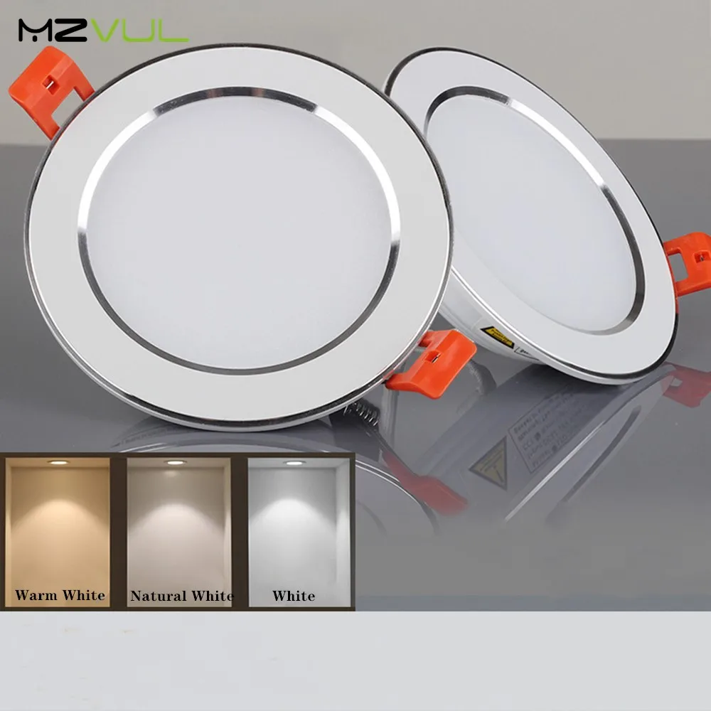LED Downlight 12W 9W 7W 5W Recessed Ceiling Led spot Lamp 220V 230V 240V LED Bulb Indoor Bedroom Kitchen Spot Lighting led downlight recessed ceiling spotlight ceiling lamps