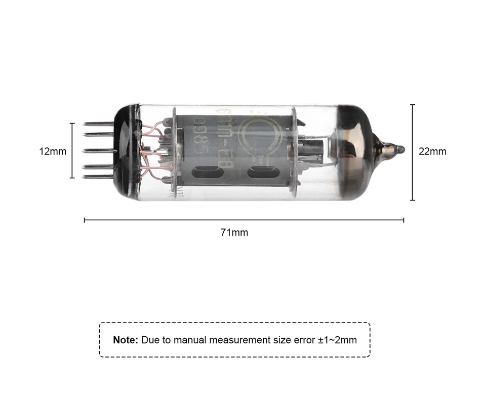 plate amplifier AIYIMA 2Pcs 6n1n-EB Amplifier Tube Electronic Vacuum Tube Valve Upgrade 6n1n  6P1 For Sound Amplifier Audio 2000 watt amp