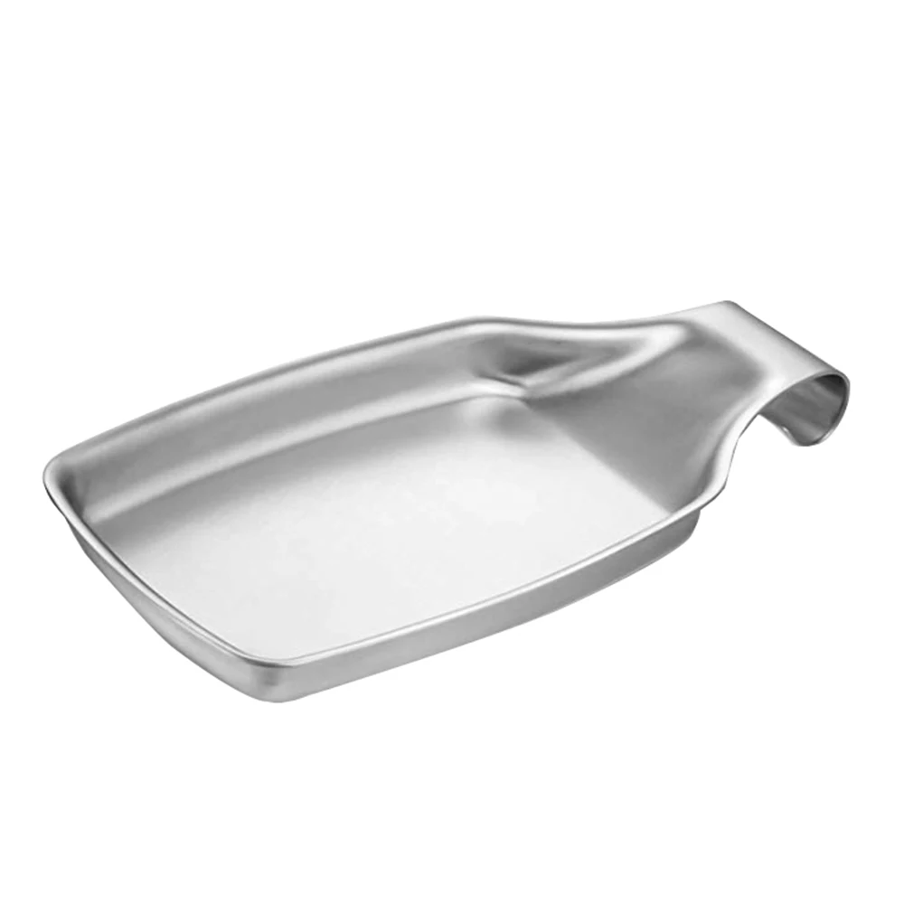 Thick 304 Stainless Steel Spoon Support Pad Rest Heat Resistant Kitchen Utensil Rice Holder Durable Tool | Дом и сад