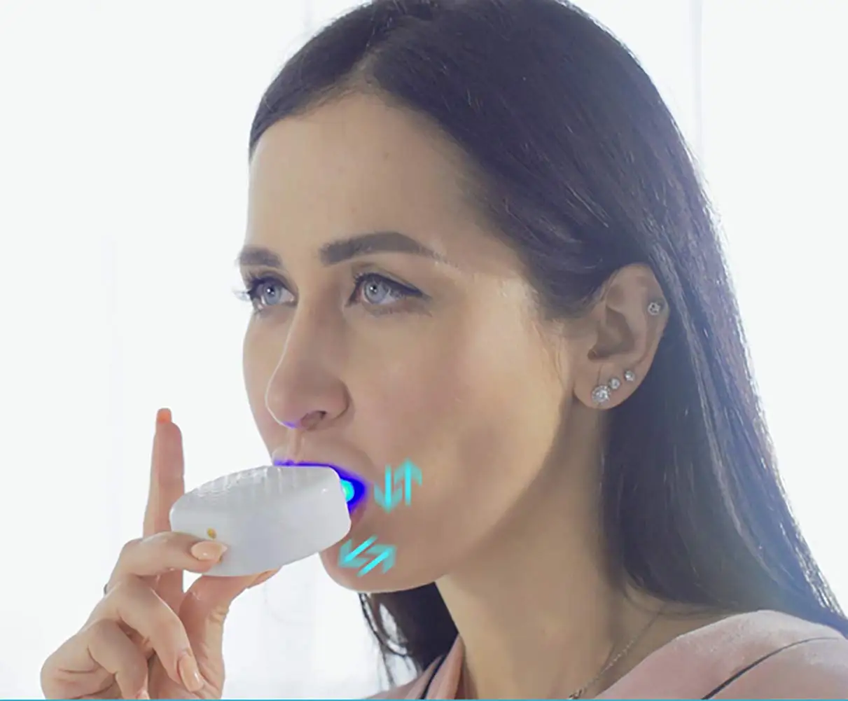 U-образная автоматическая звуковая электрическая зубная щетка, usb зарядка, IPX7, водонепроницаемая, интеллектуальная, 4 режима, зубная щетка, уход за полостью рта, отбеливание зубов