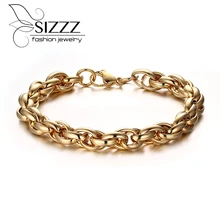 Массивный браслет 316 из нержавеющей стали Мужские украшения украшение на металлической цепочке