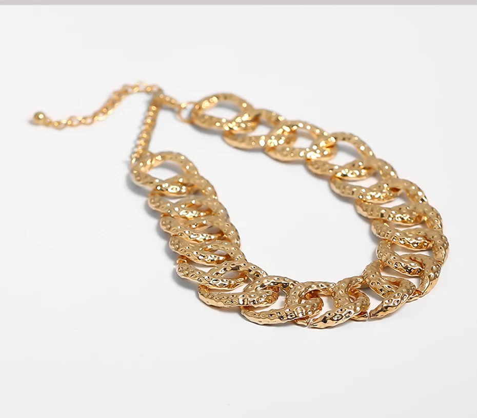 SHIXIN, Ретро стиль, персонализированное массивное ожерелье для женщин, хип-хоп, короткое колье, ожерелье, s панк, золотое, массивное ожерелье, s цепочка, колье