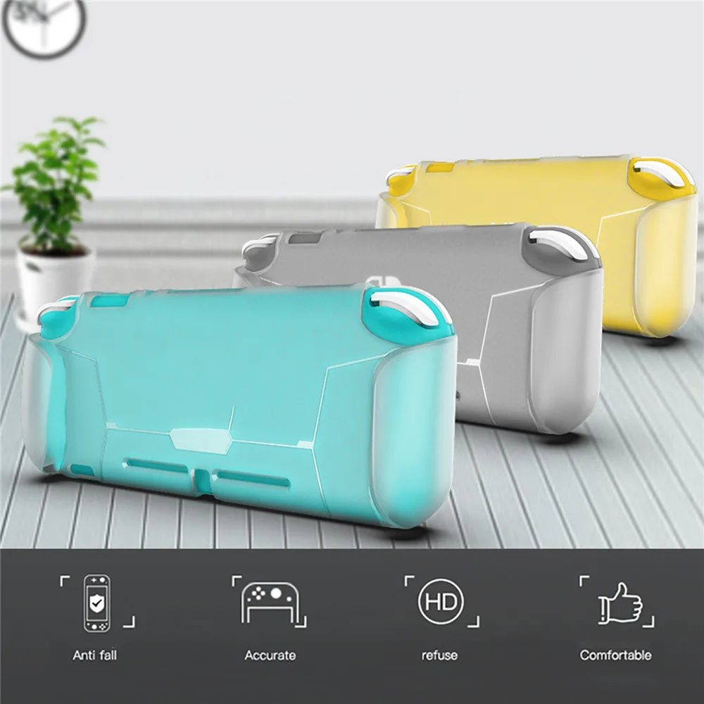 

TPU Protective Case Soft Transparent Anti-collision Matte Back Cover for Nintendo Switch Lite