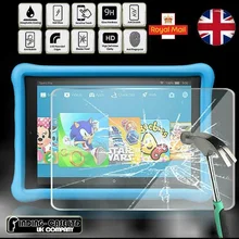 Protecteur d'écran pour tablette, en verre trempé pour Amazon Fire HD 10, édition 2019