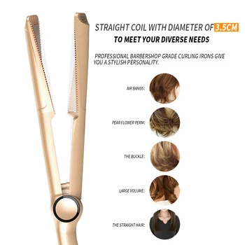 

Professional 2 in 1 Hair Curler and Straightener Twist Styling Tools Hair Curling Iron Straightening Electric Curlers VIP LINK
