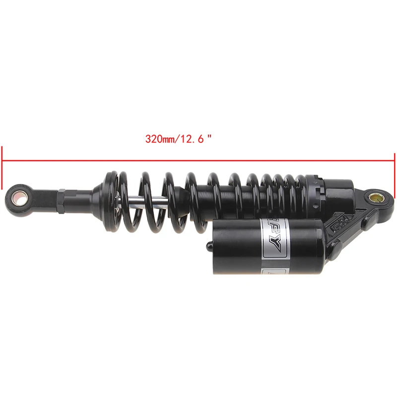 Черные амортизаторы POSSBAY 320 мм 340 для мотоциклов подвеска Honda Yamaha Suzuki Harley Kawasaki